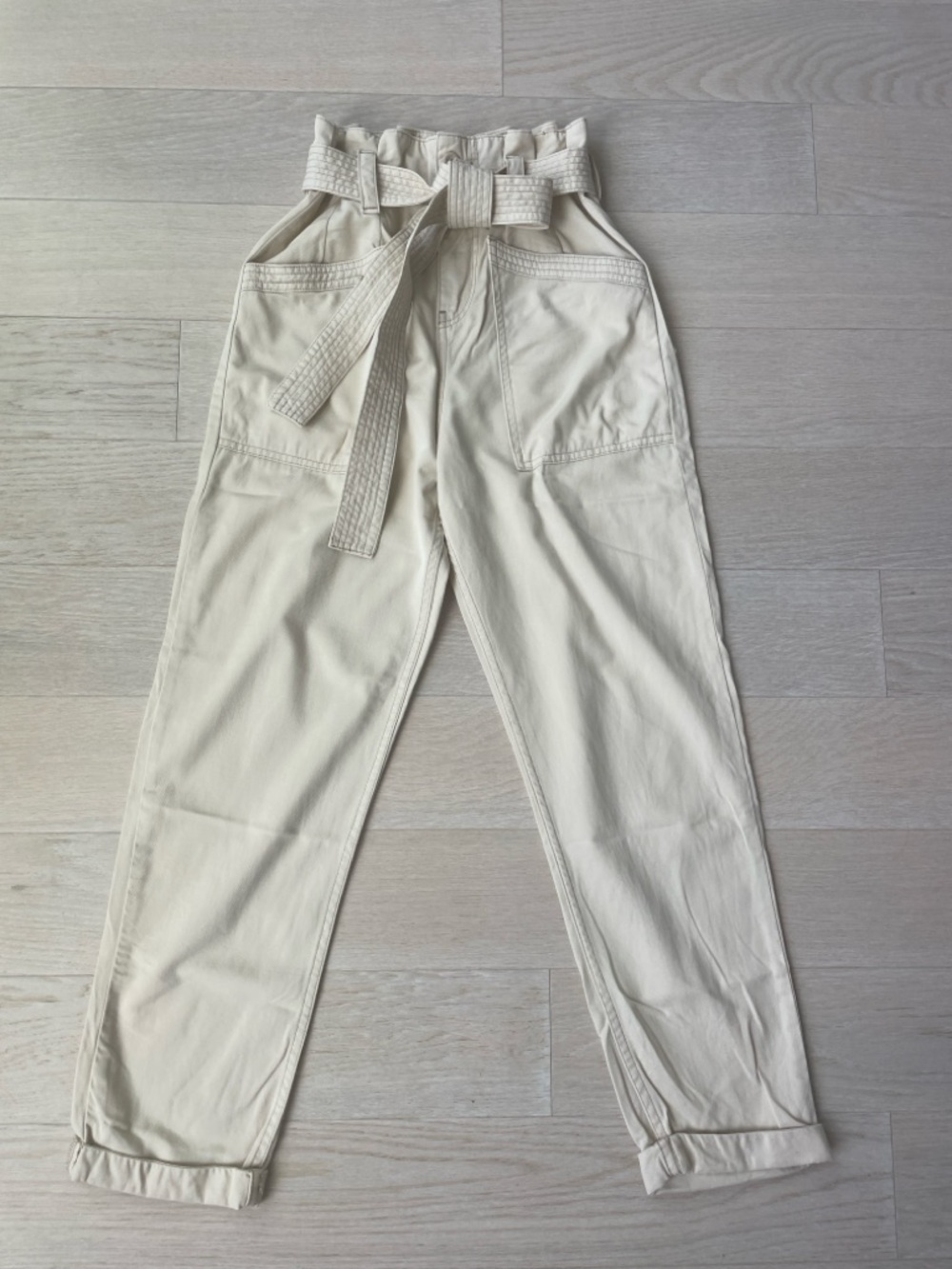 TOPSHOP High Waist Wide Leg Pants US 2 UK 6 Eur 34